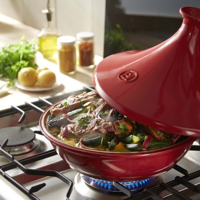 Tajine, керамична, 32,5 см/ 3 л, Burgundy - Emile Henry