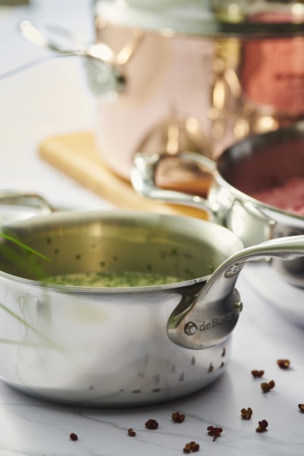 Комплект от 3 броя тенджери "Affinity", неръждаема стомана - марка "de Buyer"