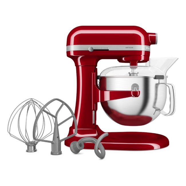 Миксер с повдигаща се купа, 5,6 л, Artisan, модел 60, Empire Red - KitchenAid