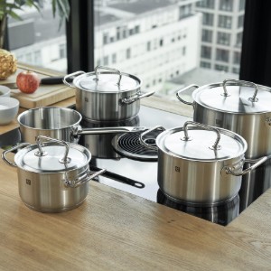Комплект тенджери от неръждаема стомана от 9 части, "Twin Classic" - Zwilling