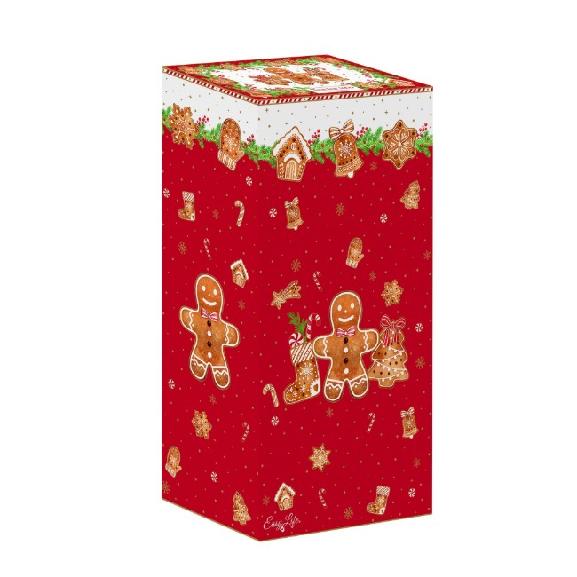 Комплект чайник и 2 чаши, порцелан, "Fancy Gingerbread" - Easy Life