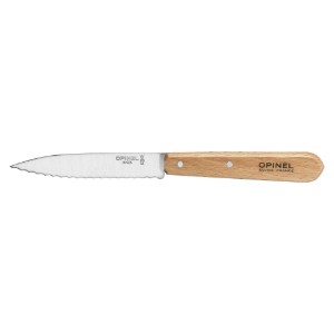 Нож N°113 с назъбено острие, неръждаема стомана, 10 см, "Les Essentiels" - Opinel