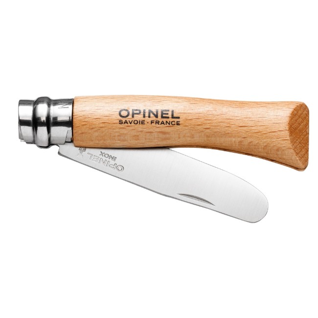 Джобен нож, неръждаема стомана, 8 см, "My first", Natural - Opinel