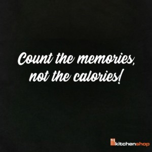 Пазарска чанта "Count the memories, not calories"