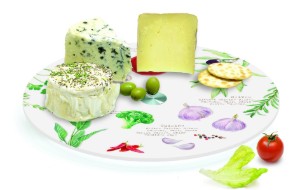 Въртяща се стъклена чиния, 32 см, "HOME & KITCHEN" - Nuova R2S
