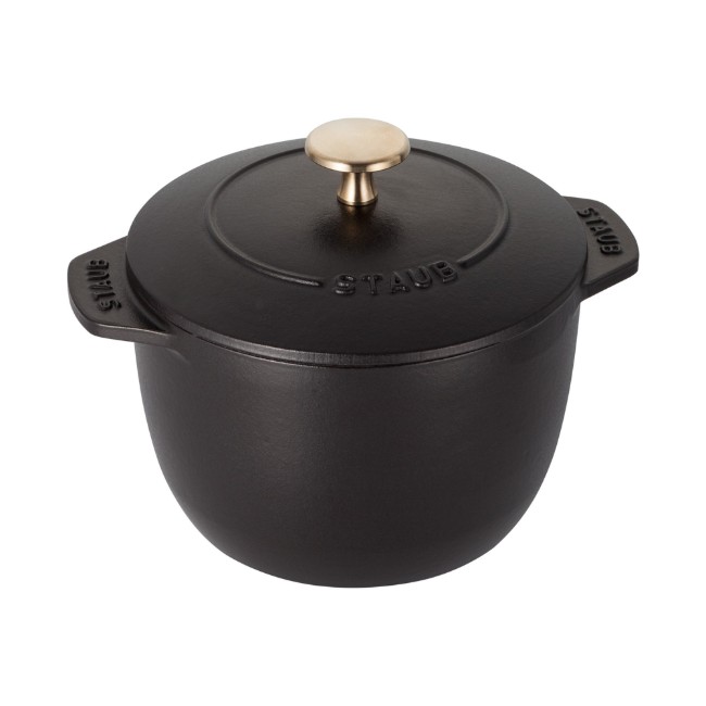 Тенджера за готвене на кокот за ориз 16 см/1,75 л, Black - Staub