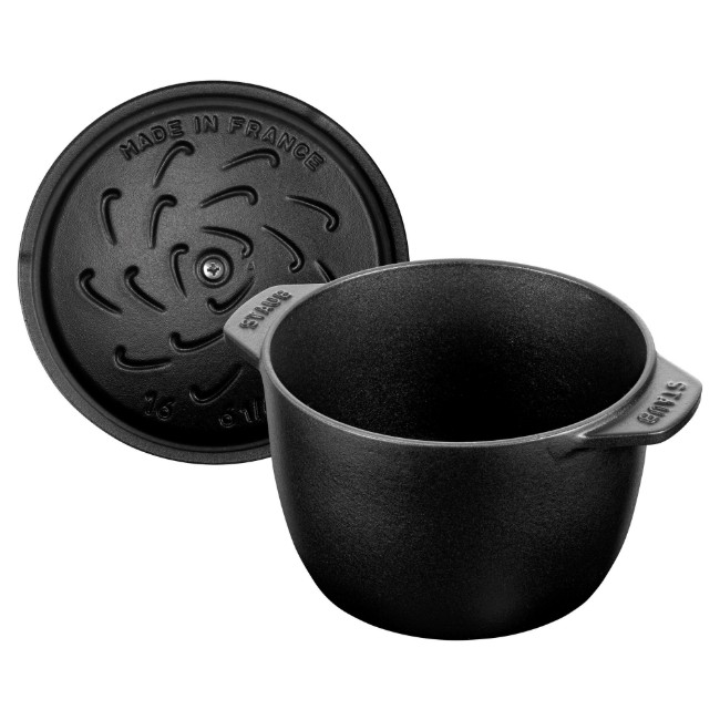 Тенджера за готвене на кокот за ориз 16 см/1,75 л, Black - Staub