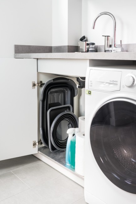 Сгъваем кош за пране “Smart Space”, полипропилен, 60,5 х 40 см - произведен от Kitchen Craft