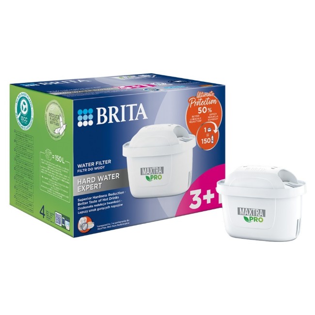 Комплект 3+1 филтри BRITA Maxtra PRO Hard Water Expert