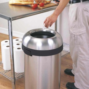 Кошче за боклук, 60 L, неръждаема стомана - simplehuman