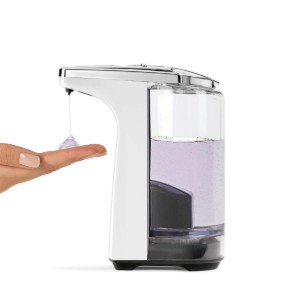Дозатор за течен сапун със сензор, 237 мл, Бял - simplehuman