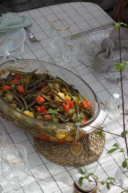 Овален съд с капак, изработен от термоустойчиво стъкло, "Slow Cook", 4,4 л + 1,4 л - Pyrex