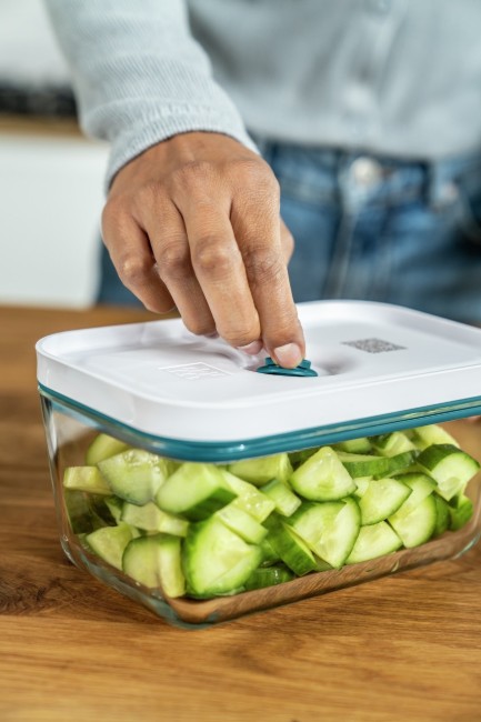 Вакуумен контейнер за съхранение на храни, изработен от стъкло, 900 мл, "FRESH & SAVE" La Mer - Zwilling