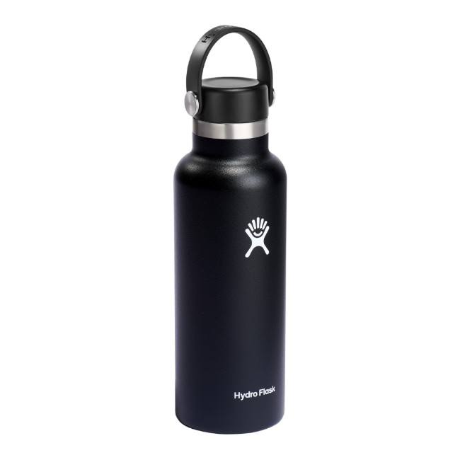 Термоизолираща бутилка, неръждаема стомана, 530 мл, "Standard", Black - Hydro Flask