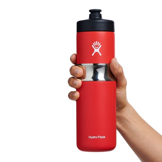 Спортна термоизолираща бутилка, неръждаема стомана, 590мл, "Wide Mouth", Goji - Hydro Flask