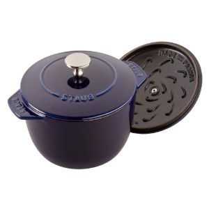 Тенджера за готвене на ориз Cocotte, чугун, 20 см/3 л, тъмно синя - Staub
