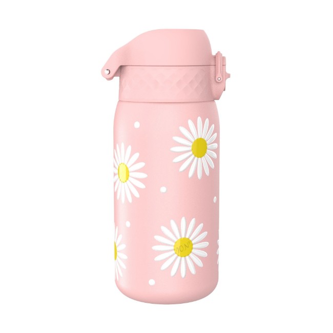 Детска бутилка за вода, неръждаема стомана, 400 мл, Daisies - Ion8