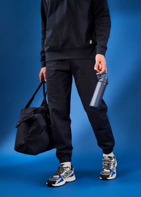 Бутилка за вода "Slim", неръждаема стомана, 500 ml, Ash Navy - Ion8