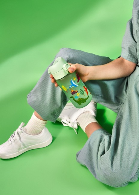 Бутилка за вода за деца, recyclon™, 350 ml, Dinosaurs - Ion8