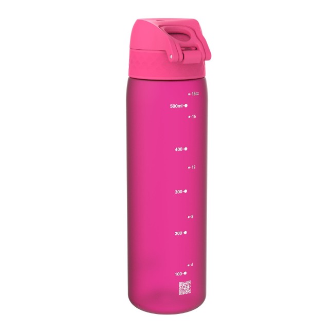 Бутилка за вода "Slim", recyclon™, 500 ml, розова - Ion8