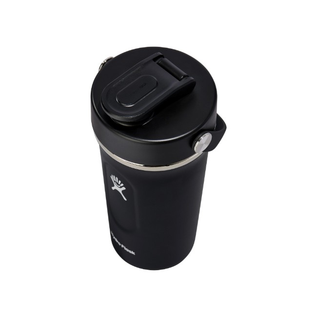 Термоизолиран шейкър, 2 в 1, неръждаема стомана, 710 мл, черен - Hydro Flask