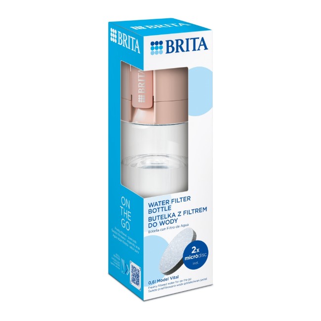 Филтърна бутилка BRITA Vital (кайсия), 600 мл