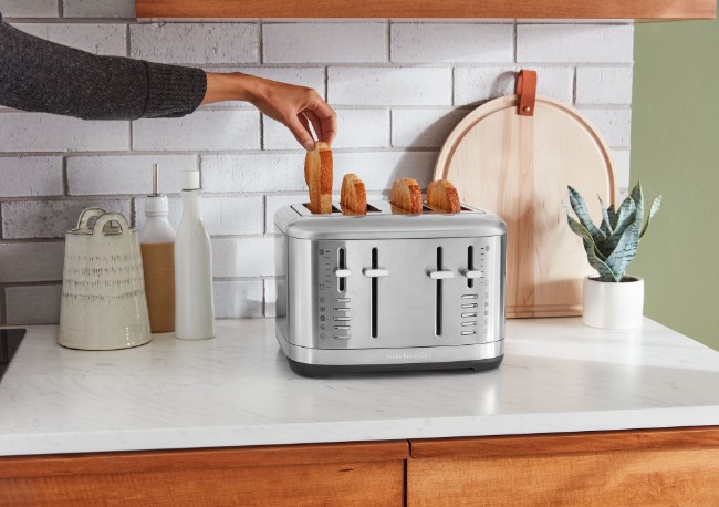 Тостер с 4 гнезда, 1960 W, неръждаема стомана - KitchenAid