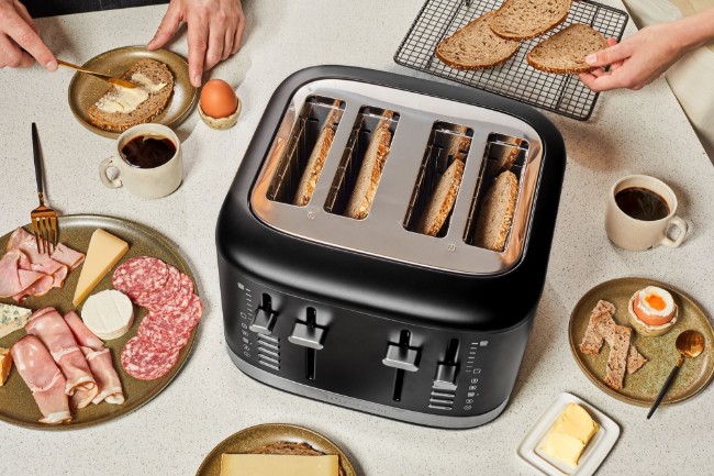 Тостер с 4 гнезда, 1960 W, Matte Black - KitchenAid