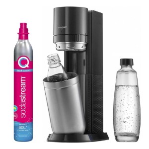 Уред за сода DUO, 2 бутилки в комплекта, черен металик - SodaStream