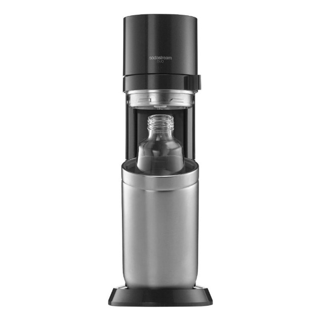 Уред за сода DUO, 2 бутилки в комплекта, черен металик - SodaStream