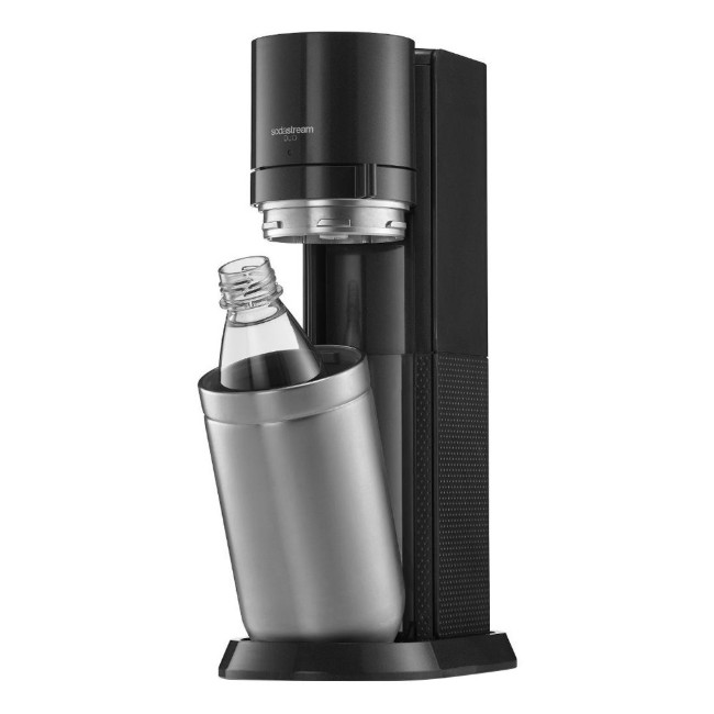 Уред за сода DUO, 2 бутилки в комплекта, черен металик - SodaStream