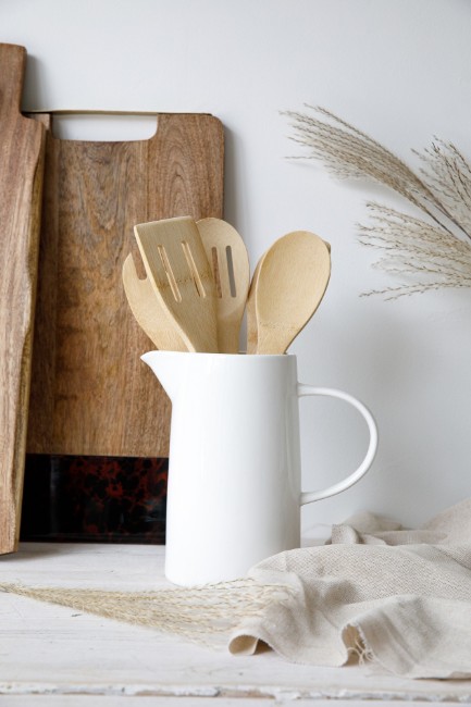 Комплект прибори от 5 части, 36 см, бамбук, "Natural Elements" - Kitchen Craft