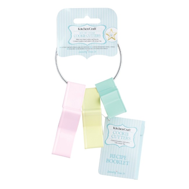 Комплект звездовидни форми за бисквити от неръждаема стомана - Kitchen Craft