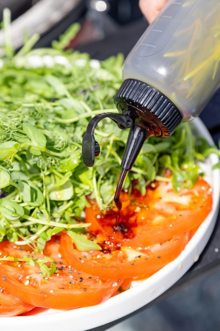 Бутилка сос, с 3 сменяеми края, 350 мл, пластмасова - MasterClass