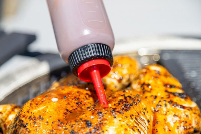 Бутилка сос, с 3 сменяеми края, 350 мл, пластмасова - MasterClass