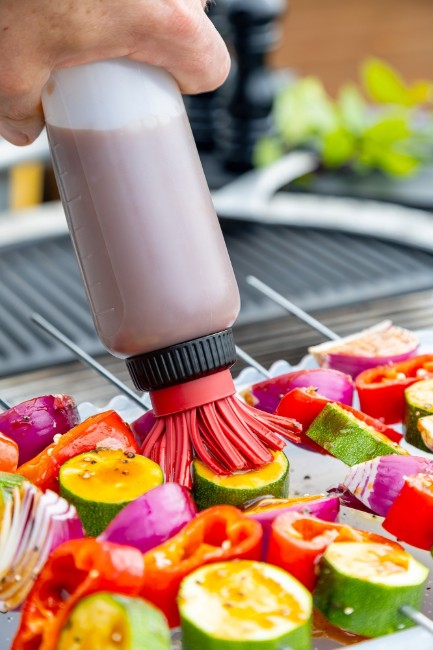 Бутилка сос, с 3 сменяеми края, 350 мл, пластмасова - MasterClass