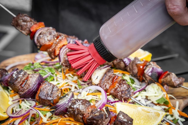 Бутилка сос, с 3 сменяеми края, 350 мл, пластмасова - MasterClass