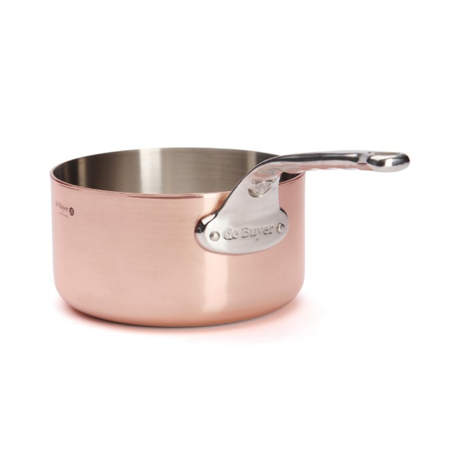 Тенджера, 18 см/ 2,5 л, <<Inocuivre>>, медно-неръждаема стомана - марка de Buyer