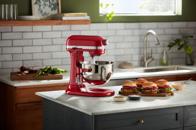 Миксер с купа 5.2L, модел HEAVY DUTY, Empire Red - KitchenAid