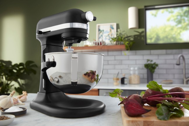 Миксер с купа 5.2L, модел HEAVY DUTY,  Matte Black - KitchenAid