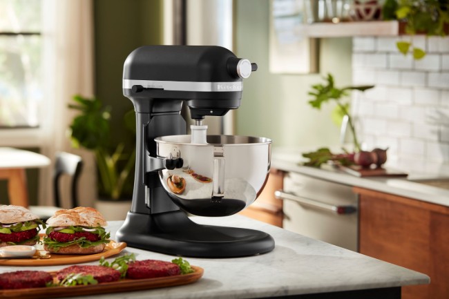 Миксер с купа 5.2L, модел HEAVY DUTY,  Matte Black - KitchenAid