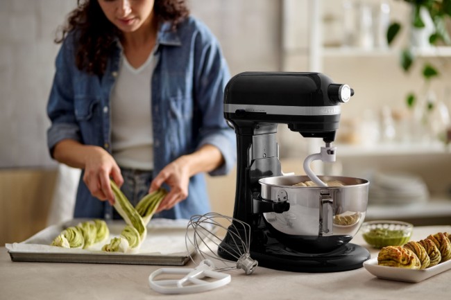 Миксер с купа 5.2L, модел HEAVY DUTY, OnyxBlack - KitchenAid