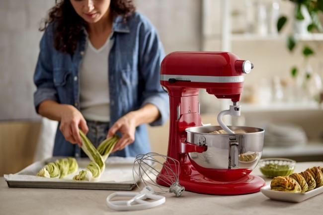 Миксер с купа 5.2L, модел HEAVY DUTY, Empire Red - KitchenAid