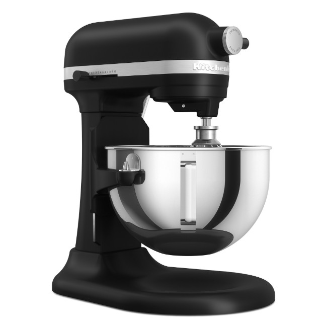 Миксер с купа 5.2L, модел HEAVY DUTY,  Matte Black - KitchenAid