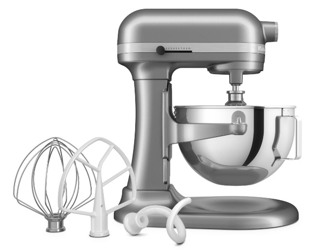 Миксер с купа 5.2L, модел HEAVY DUTY, Contour Silver - KitchenAid