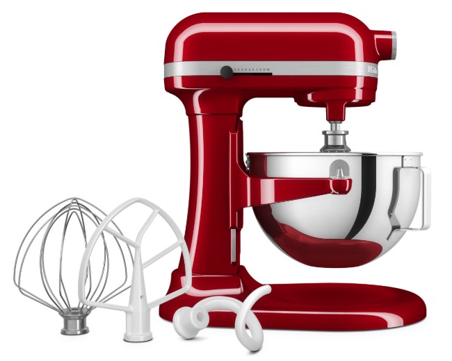 Миксер с купа 5.2L, модел HEAVY DUTY, Empire Red - KitchenAid