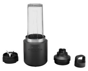 GO Безжичен преносим блендер, с батерия, 0,47 л, черен мат - KitchenAid