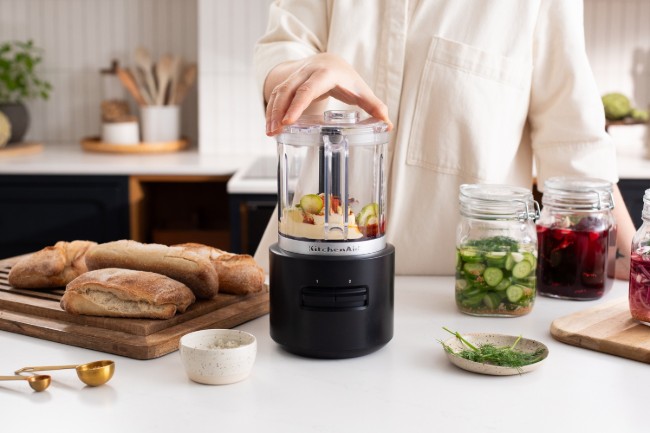Чопър "Go" с акумулатор, безкабелен, 1.18L, матово черно - KitchenAid