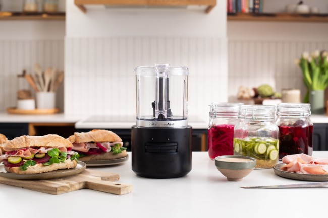 Чопър "Go" с акумулатор, безкабелен, 1.18L, матово черно - KitchenAid
