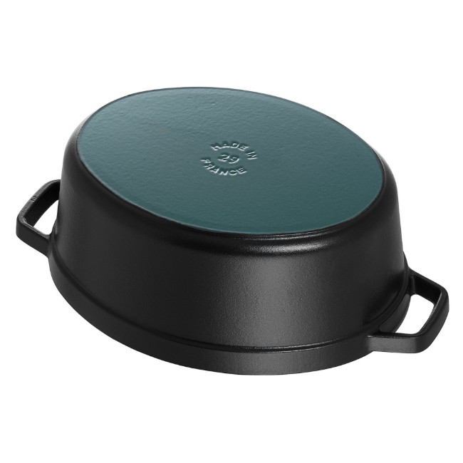Овална тенджера за готвене Cocotte, изработена от чугун, 29 см/4,2 л, <<Black>> - Стауб